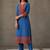 women ethnic motifs printed regular kurta with trousers