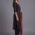 women ethnic motifs embroidered regular mirror work kurta with trousers & with dupatta
