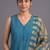 women regular kurta with trousers & with dupatta