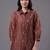 women ethnic motifs embroidered regular thread work chanderi silk kurta & trousers