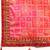 red bandhani gotta patti pure chiffon saree