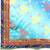 Blue bandhani gotta patti pure chiffon saree