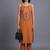 women ethnic motifs embroidered regular thread work kurta with trousers