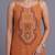 women ethnic motifs embroidered regular thread work kurta with trousers