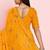 Yellow ethnic motifs sequinned pure chiffon saree