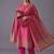 women ethnic motifs regular chanderi silk kurta with trousers & with dupatta