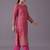 women ethnic motifs regular chanderi silk kurta with trousers & with dupatta