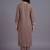 women embroidered regular mirror work kurta with trousers