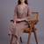 women embroidered regular mirror work kurta with trousers