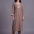 women embroidered regular mirror work kurta with trousers