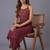 women floral embroidered regular thread work kurta with palazzos
