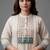 women printed regular kurta with trousers & with dupatta