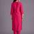 women ethnic motifs regular thread work kurta with trousers & with dupatta