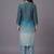 women ombre dyed regular beads and stones kurta with trousers