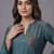 women ombre dyed regular beads and stones kurta with trousers