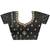 Black embellished pure chiffon saree