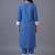 women ethnic motifs embroidered regular thread work kurta with trousers