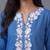 women ethnic motifs embroidered regular thread work kurta with trousers