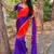 Purple women embellished sequinned sarees