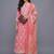 women ethnic motifs printed regular thread work kurta with trousers & with dupatta