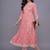 women ethnic motifs printed regular thread work kurta with trousers & with dupatta