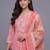 women ethnic motifs printed regular thread work kurta with trousers & with dupatta