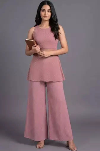 women regular top with palazzos