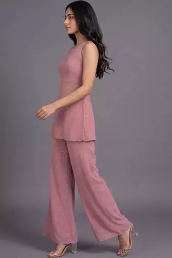women regular top with palazzos