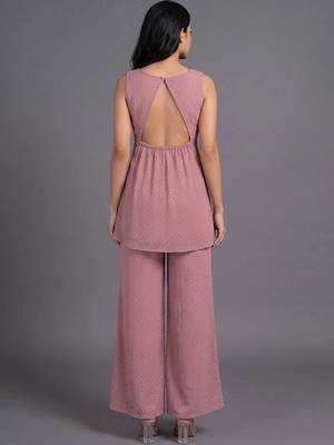 women regular top with palazzos 3