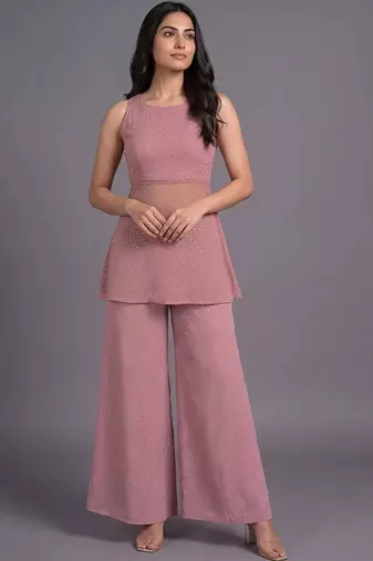 women regular top with palazzos