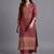 women ethnic motifs printed regular kurta with palazzos & with dupatta