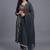 women ethnic motifs printed regular kurta with trousers & with dupatta