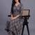 women ethnic motifs printed regular kurta with trousers & with dupatta