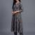 women ethnic motifs printed regular kurta with trousers & with dupatta