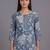 women floral printed regular kurta with trousers & with dupatta