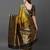 mustard mustard yellow silk blend solid banarasi saree