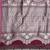 burgundy burgundy & silver-toned woven design zari lichi silk blend banarasi saree