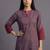 women regular kurta with trousers