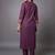 women ethnic motifs regular thread work kurta with trousers
