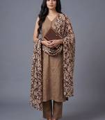 women floral regular kurta with trousers & with dupatta