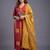 women ethnic motifs printed regular cotton kurta with trousers & with dupatta