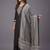 women ethnic motifs embroidered regular thread work kurta with palazzos & with dupatta