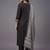 women ethnic motifs embroidered regular thread work kurta with palazzos & with dupatta