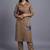 women ethnic motifs embroidered regular thread work kurta with trousers