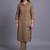 women ethnic motifs embroidered regular thread work kurta with trousers