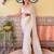 Off white off white embellished sequined saree