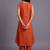 women embroidered regular thread work kurta with trousers