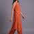 women embroidered regular thread work kurta with trousers
