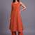 women embroidered regular thread work kurta with trousers
