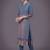 women ethnic motifs printed regular kurta with trousers